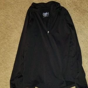 zip up rayon long sleeve